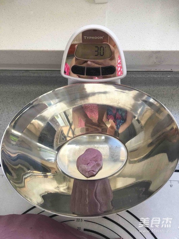 紫薯玫瑰花馒头