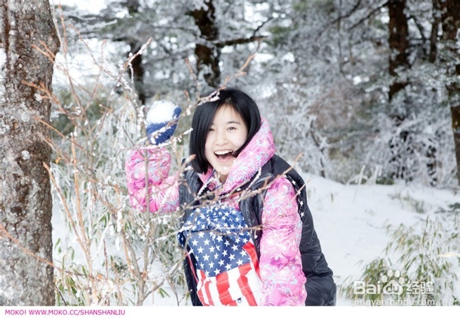 女生拍照如何雪中拍照\如何拍雪景(本人演示)