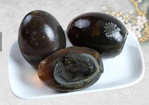 苋菜炒松花蛋 百度经验 苋菜炒松花蛋 百度经验