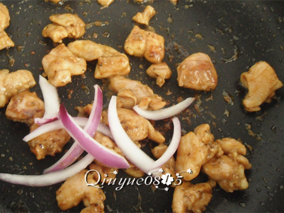 香煎黑椒鸡腿肉