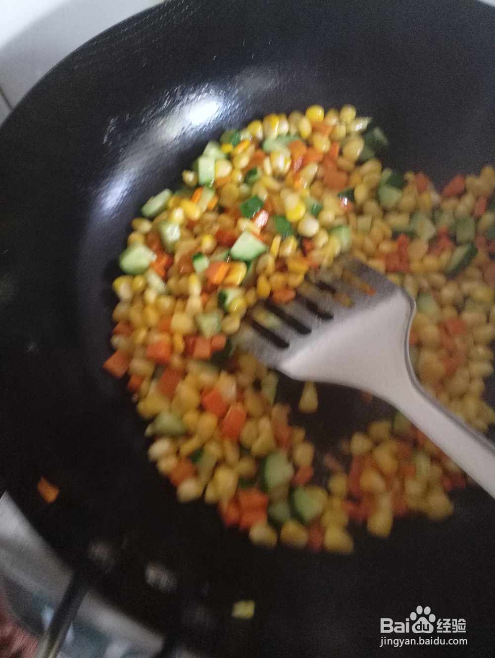 大人孩子都喜欢的蒜香玉米粒