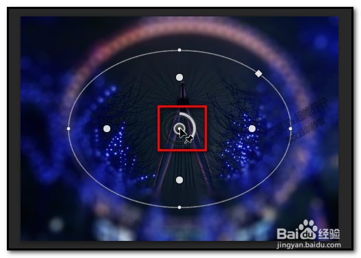 PS中，如何制作灯光模糊光圈的效果
