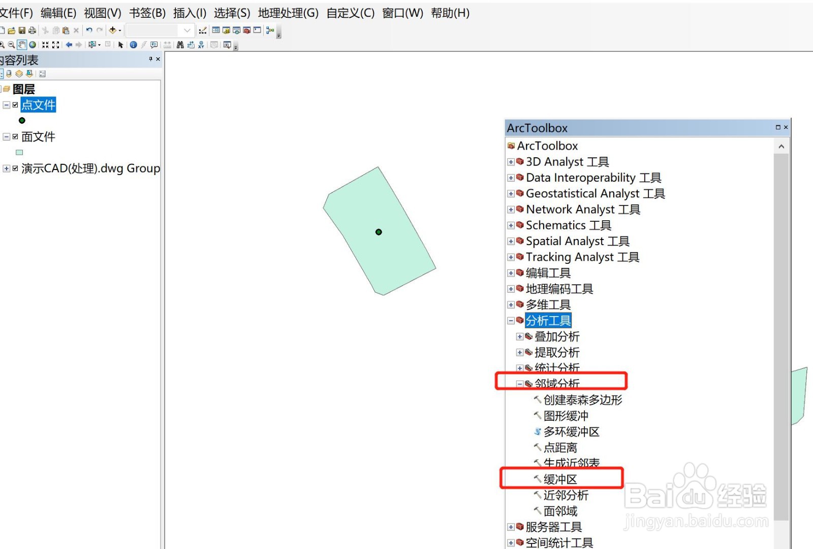 在GIS软件里服务半径覆盖分析图该怎么做？