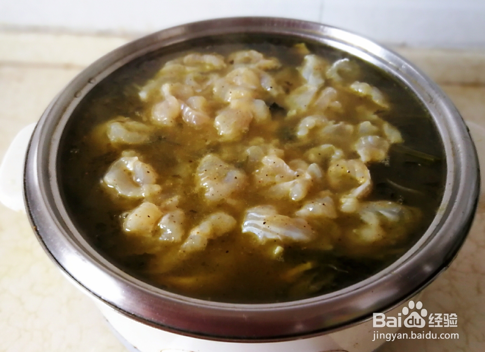 吃光光的酸菜巴沙鱼火锅