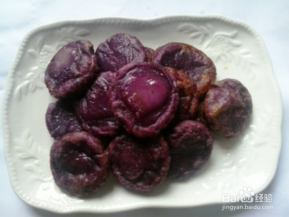 紫薯香蕉糯米饼