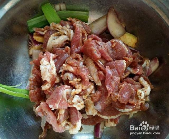鲜羊肉腌制的方法