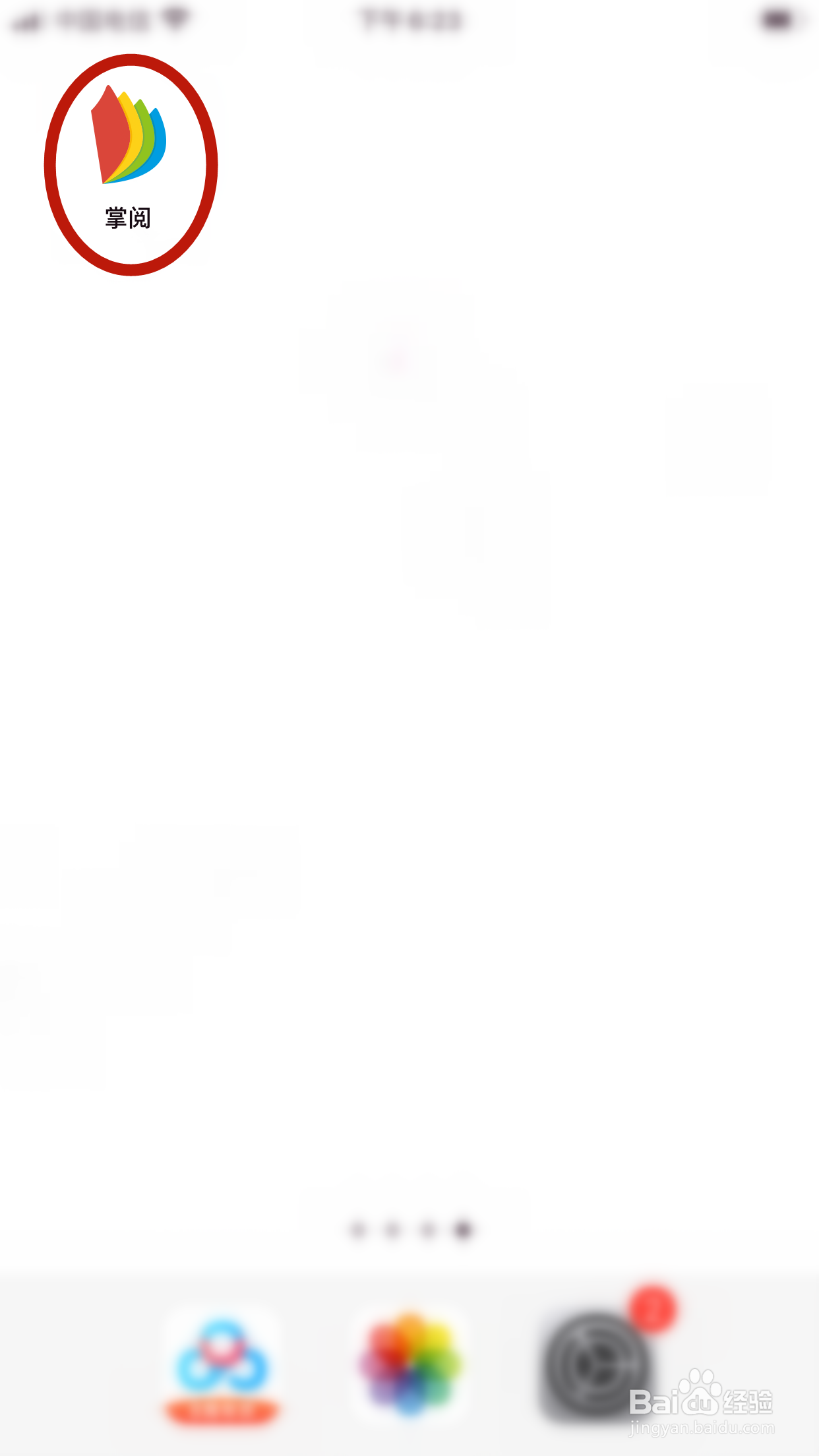 掌阅怎么允许显示庄园入口