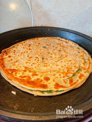 全麦粉葱花油饼的做法