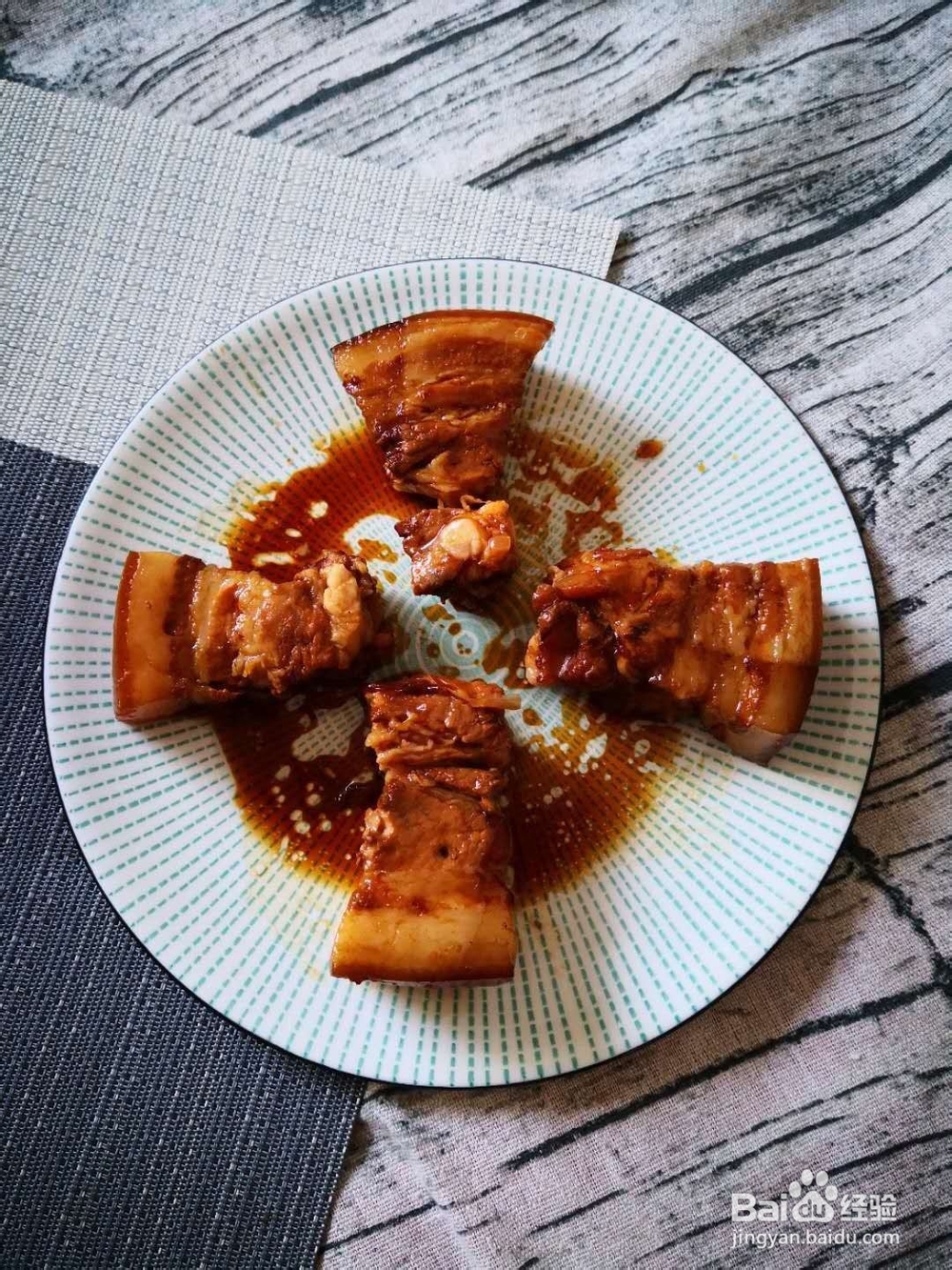 如何制作酱油五花肉