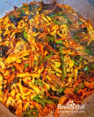 鱼香鸡丝的做法