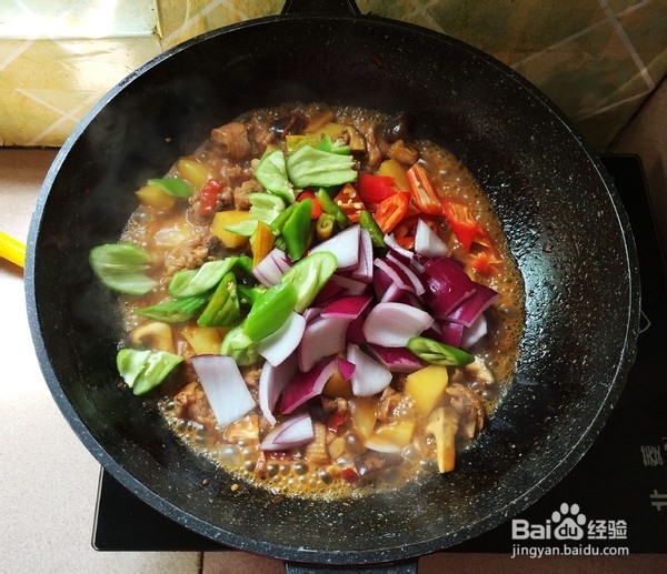 家常大盘鸡的制作方法