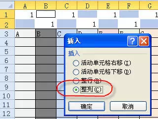 excel表内格空格填充成0值和隔列插入空列的方法