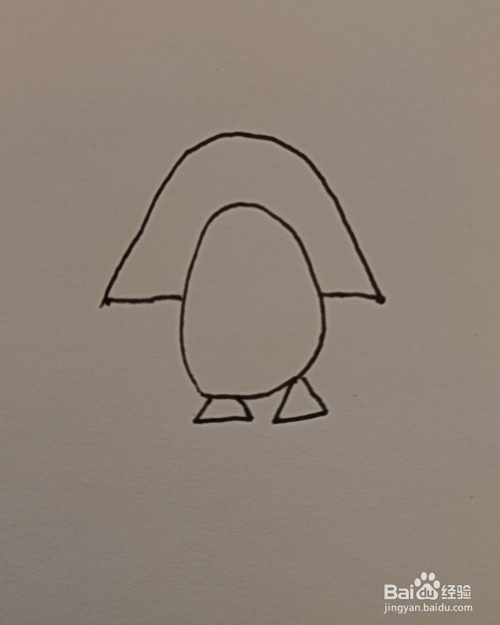 小企鹅得怎么画