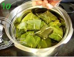 一根牙签引发的粽子新包法-竹香糯米鸡