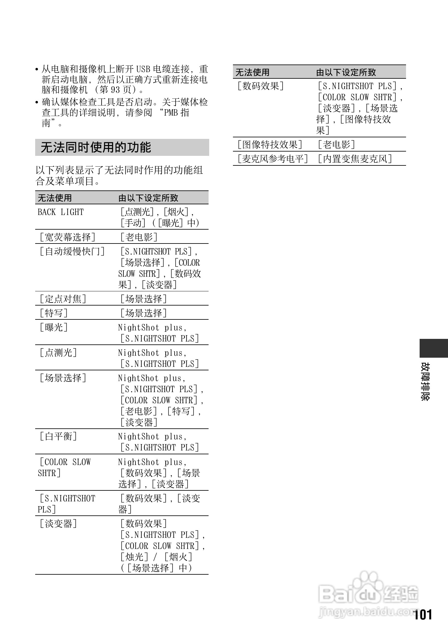 索尼DCR-DVD810E型数码摄录一体机使用说明书:[11]