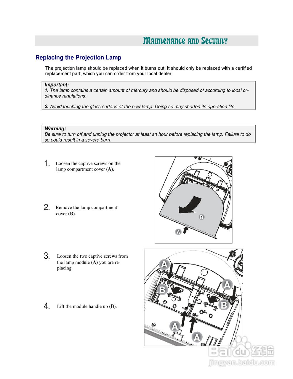 丽讯Vivitek D3355投影机说明书:[5]