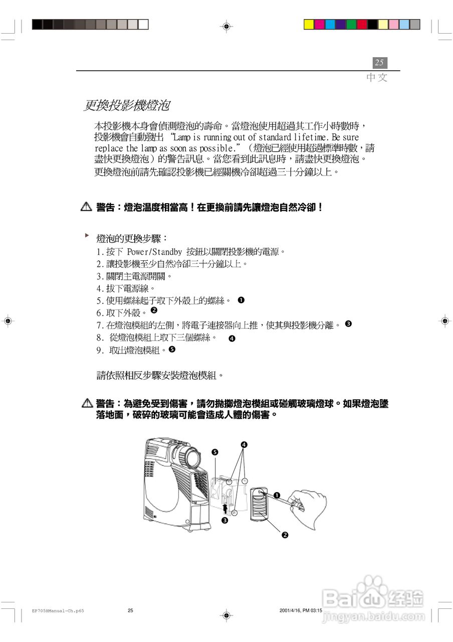 Optoma奥图码 EP705H投影机说明书:[3]