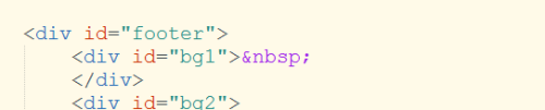 html页脚制作页面的编写