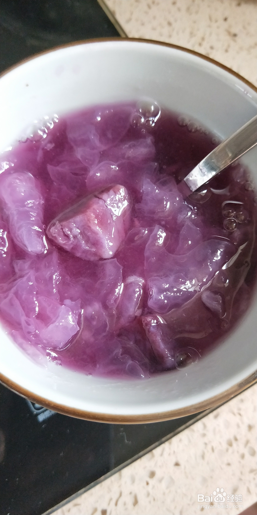一学就会的紫薯银耳羹
