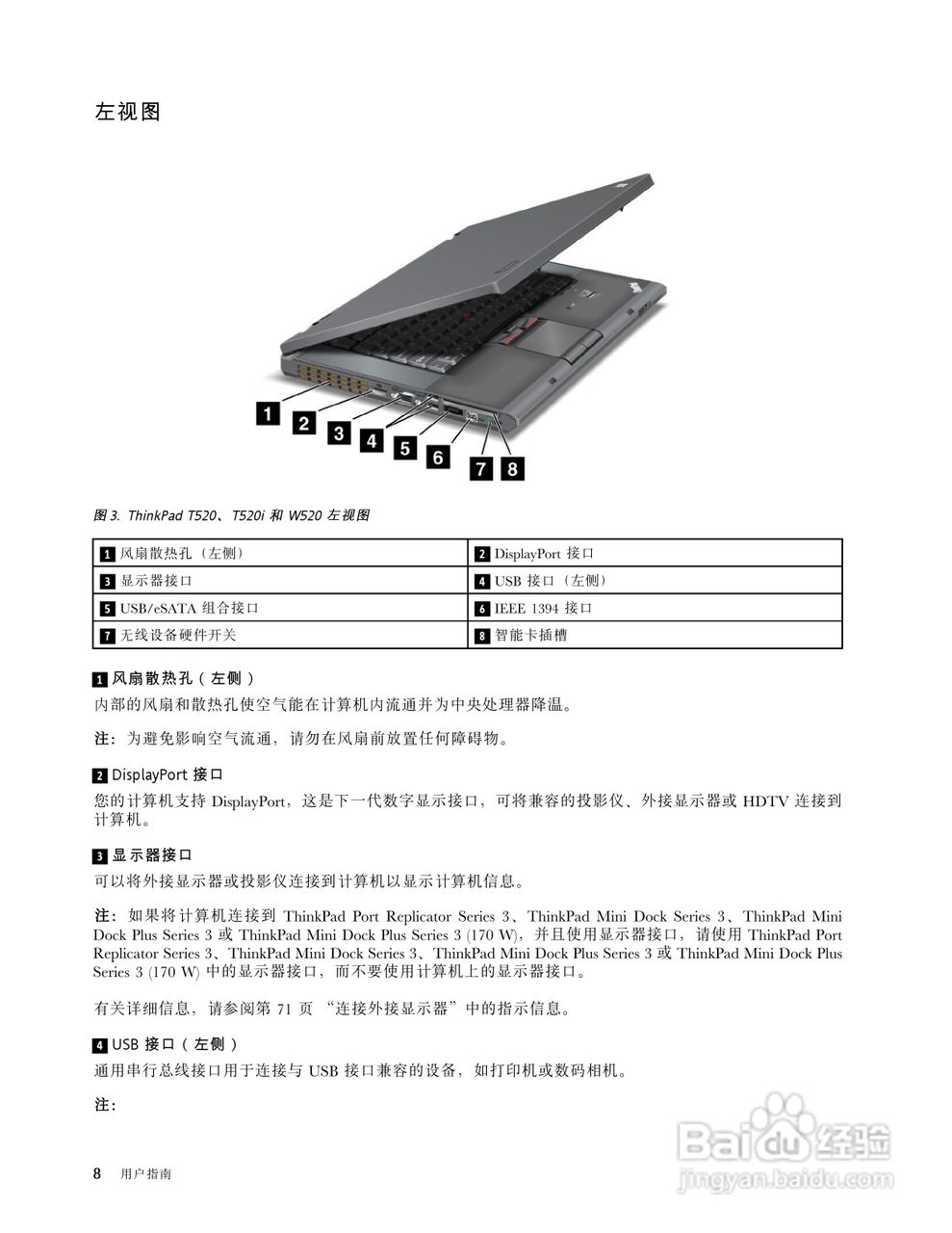 IBM(ThinkPad) ThinkPad W520笔记本电脑说明书:[3]