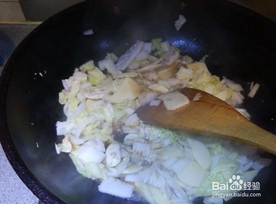 家常白菜冬笋面