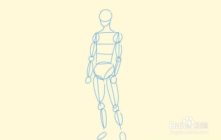 如何画一个动画体