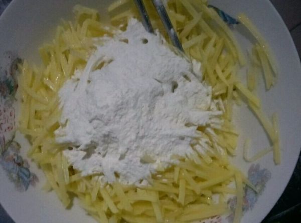 #10分钟早餐大挑战#土豆丝饼