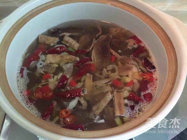 腊肉炖粉条的做法