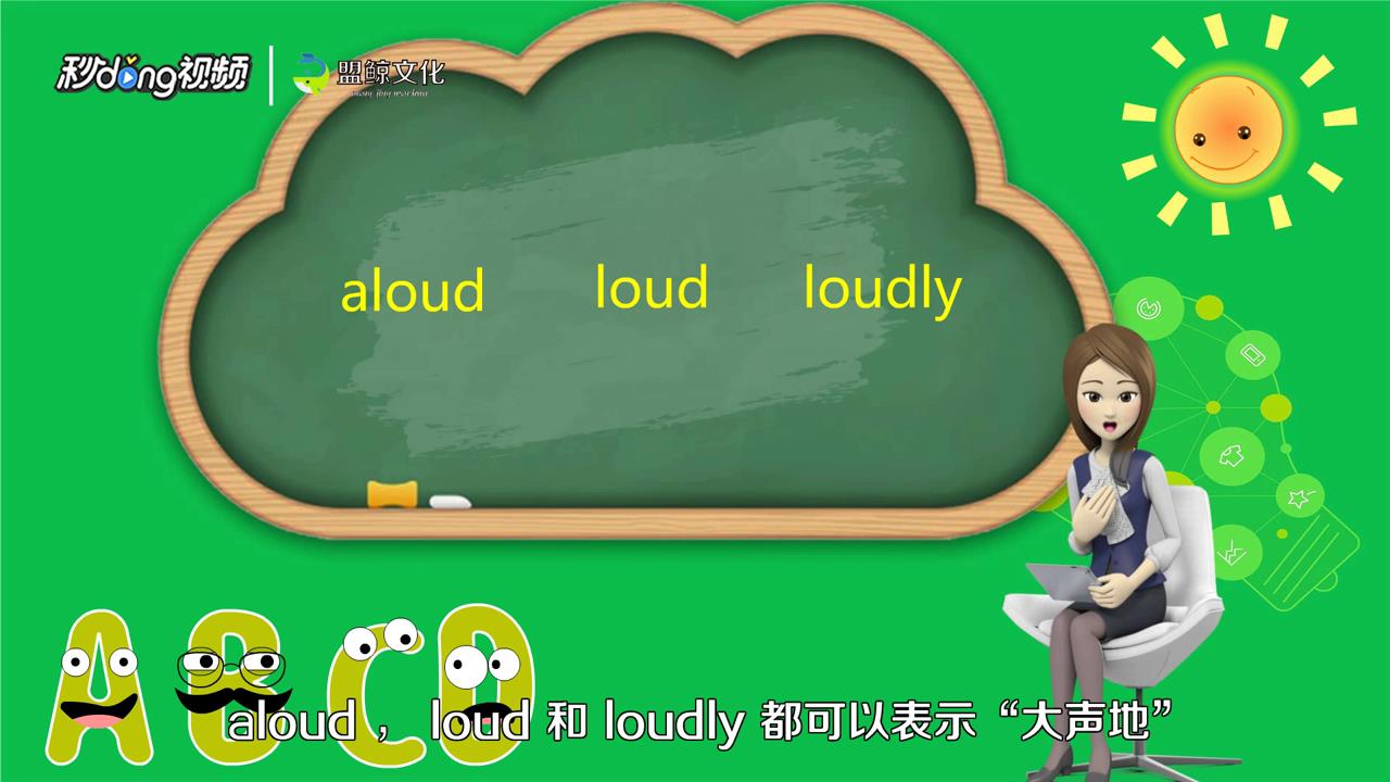 aloud loud loudly的区别是什么