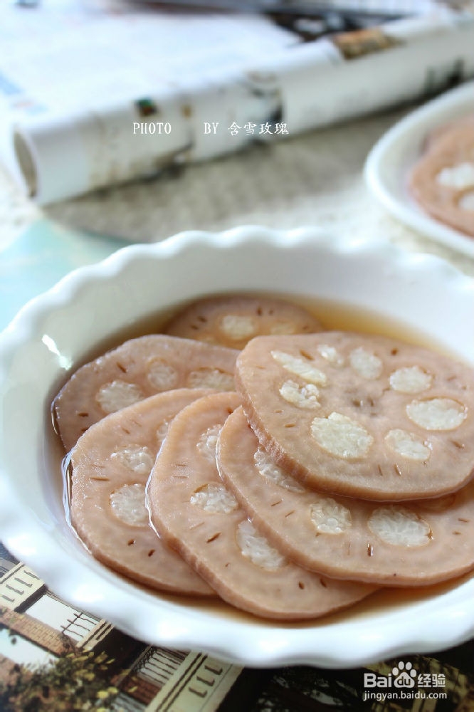 自制粉糯甜的美味小吃——冰糖藕