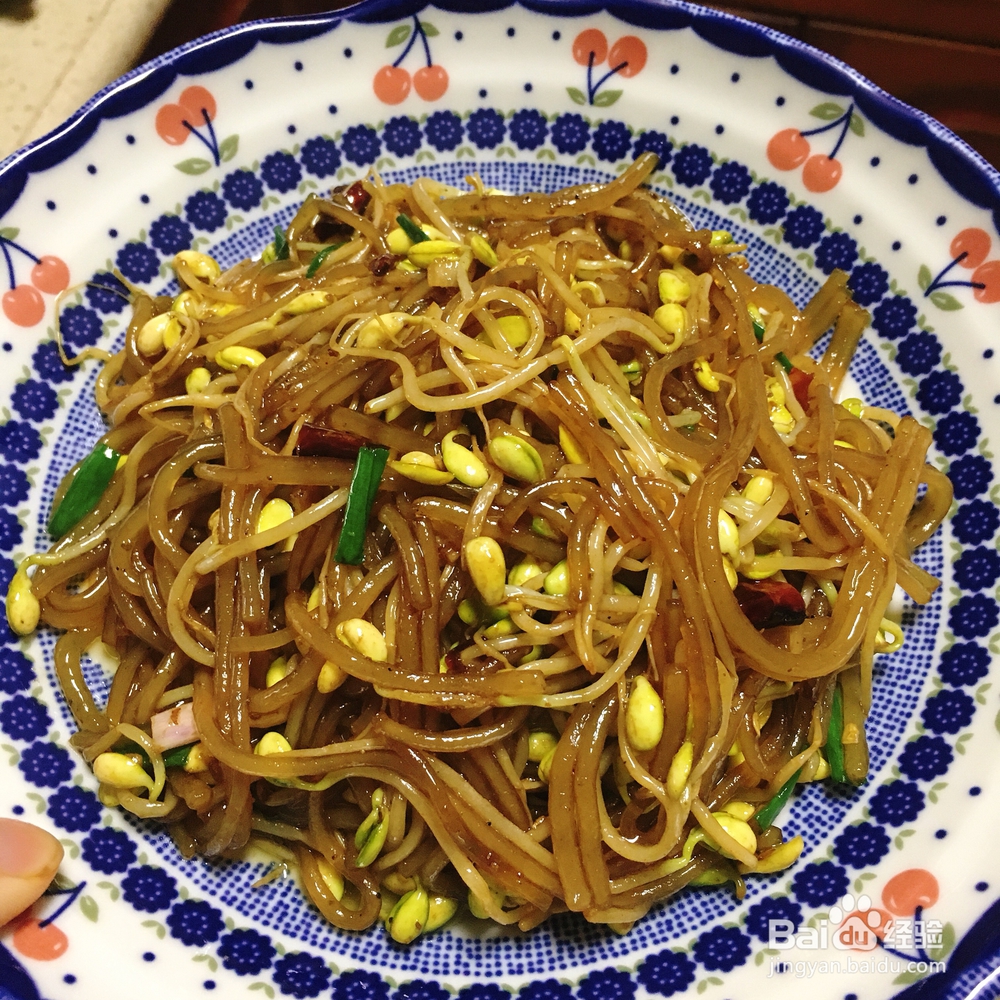 心心念念的黄豆芽炒粉条