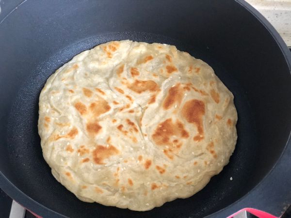 #豆果10周年生日快乐#免揉面自制酱香饼