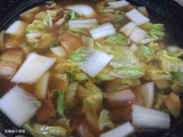 猪肉白菜炖粉条