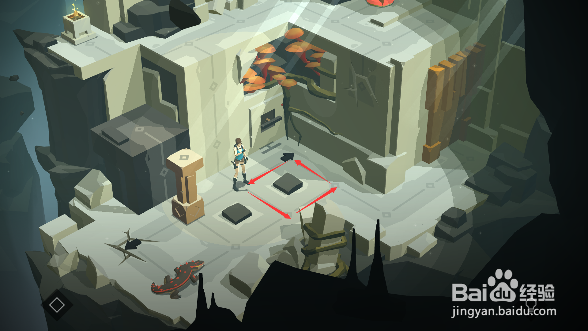 古墓丽影传说迷踪第五章第1紧闭之门关攻略