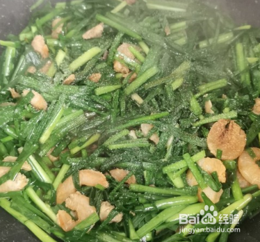 家常韭菜炒虾仁的做法
