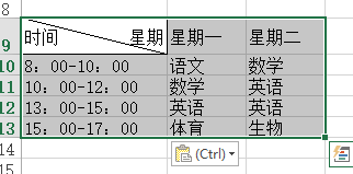 Excel中怎么用斜线分割单个单元格