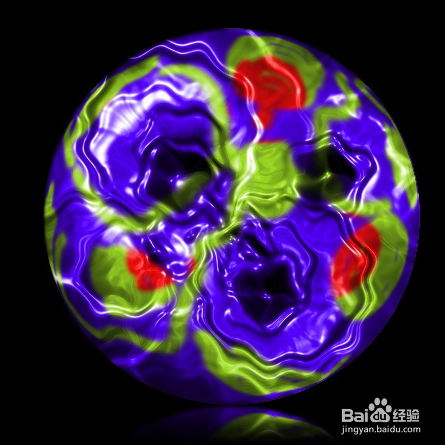 PS特效制作彩色琉璃球