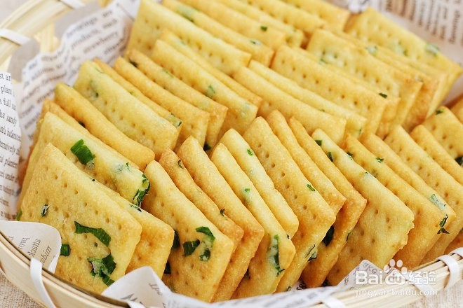 超级好吃的葱香苏打饼