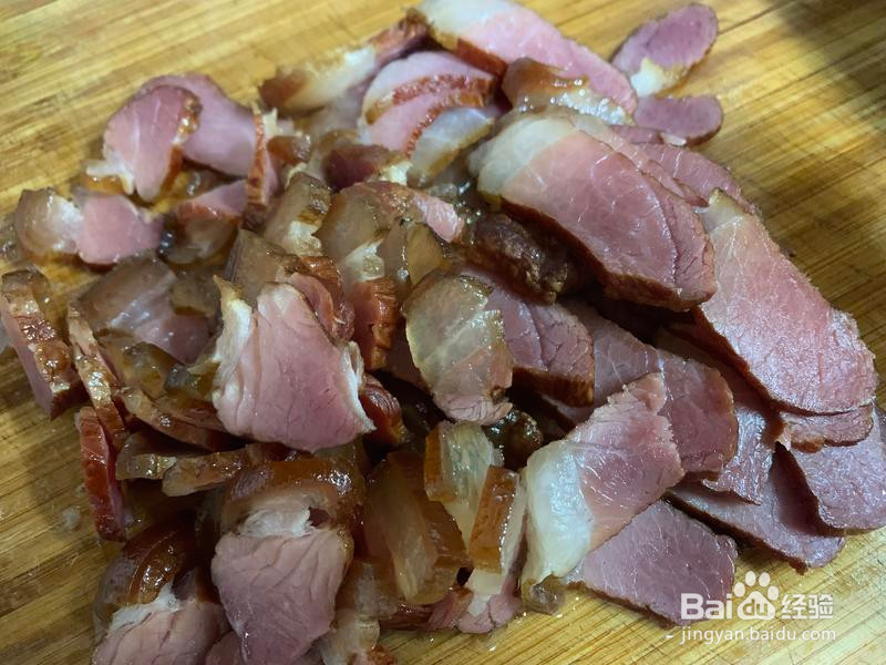 家常炒腊肉的做法