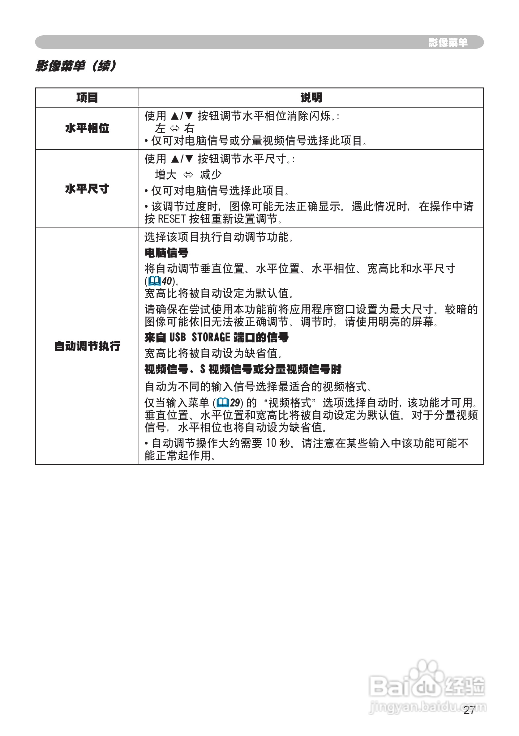 日立 CPX1投影机说明书:[3]