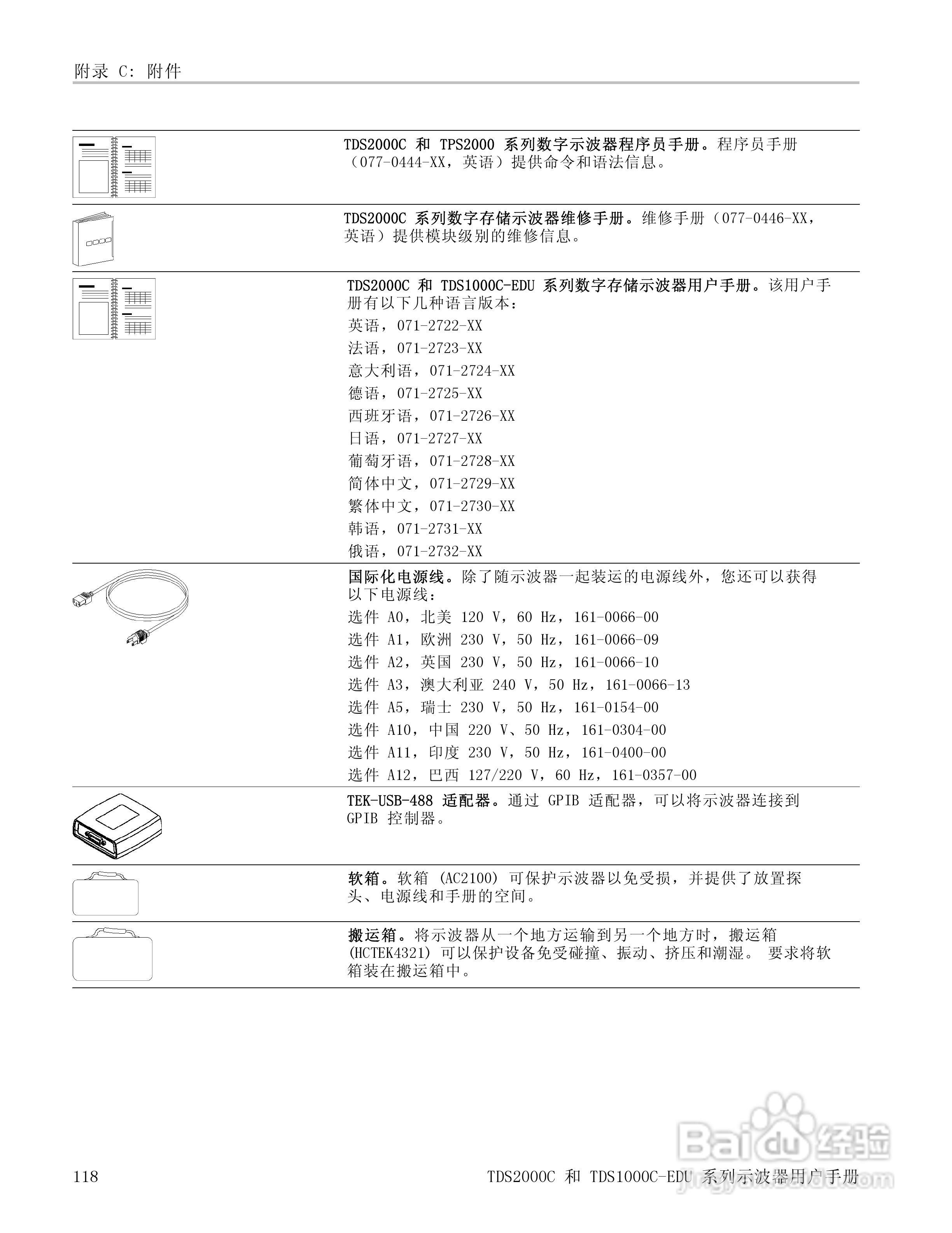 泰克TDS1012C-EDU数字存储示波器用户手册:[14]