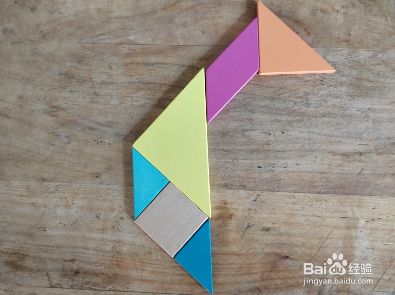 如何用七巧板拼非洲草原上的长颈鹿？