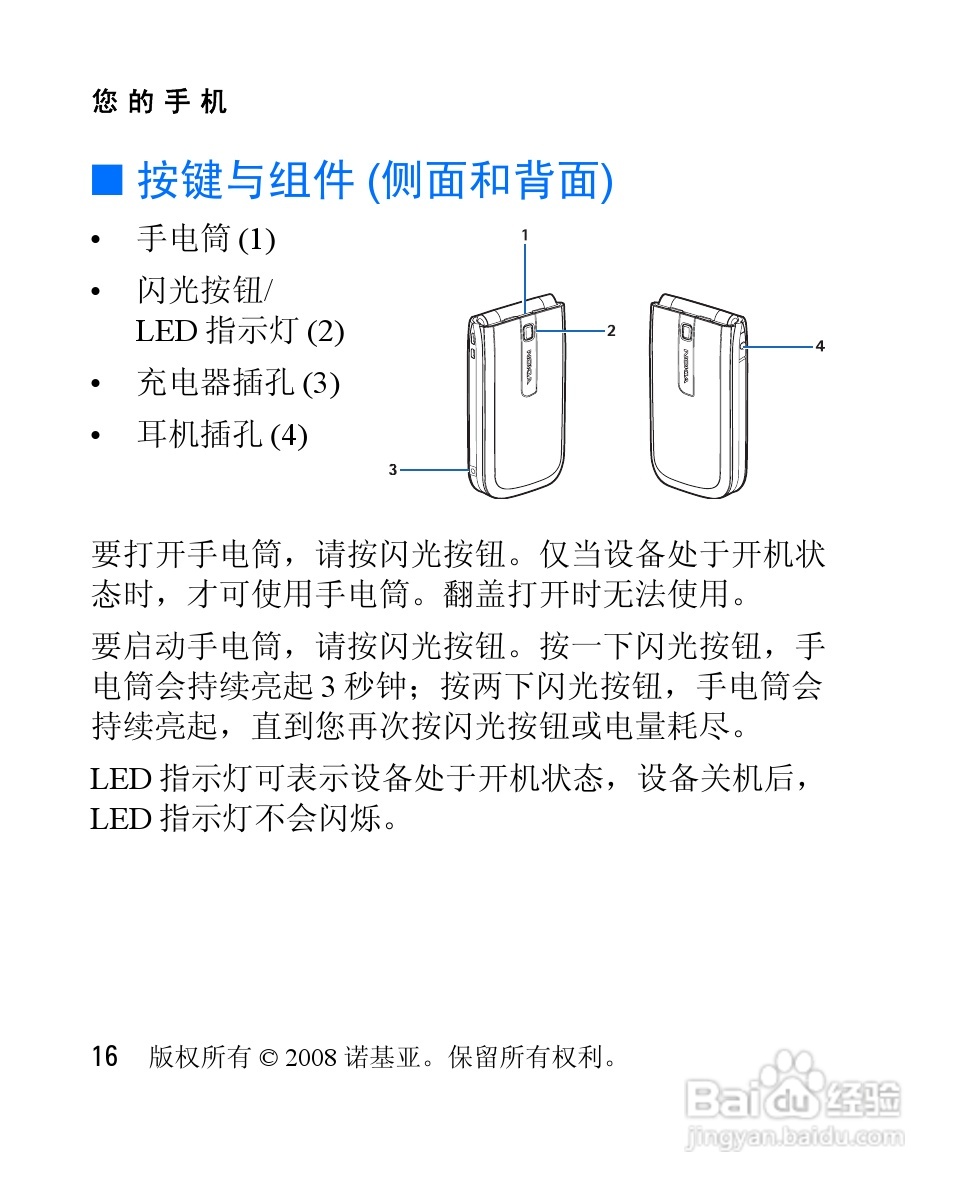 诺基亚2505手机使用说明书:[2]
