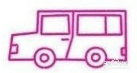 简笔画大全：[6]吉普车和敞篷吉普车绘制