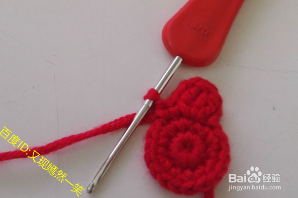 一种装饰作用的毛线花朵及枝丫的钩织方法