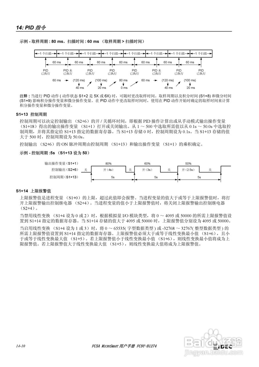 FC5A型可编程控制器_显示器使用说明书:[19]