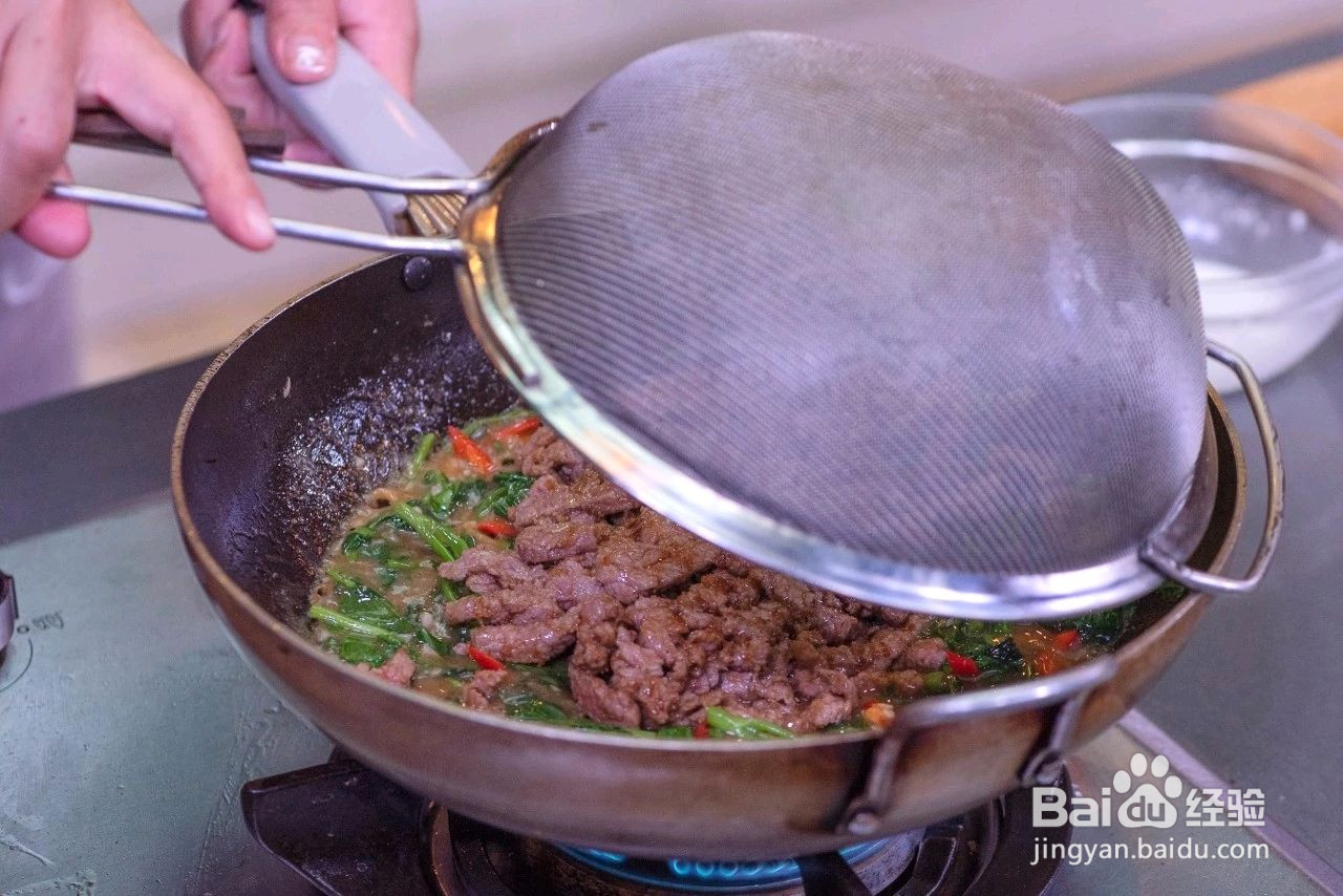 沙茶牛肉饭的做法