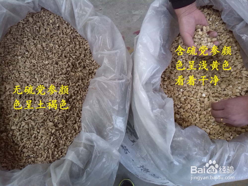 怎么鉴定党参是否硫磺熏蒸