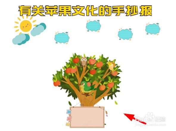 有关苹果文化的手抄报