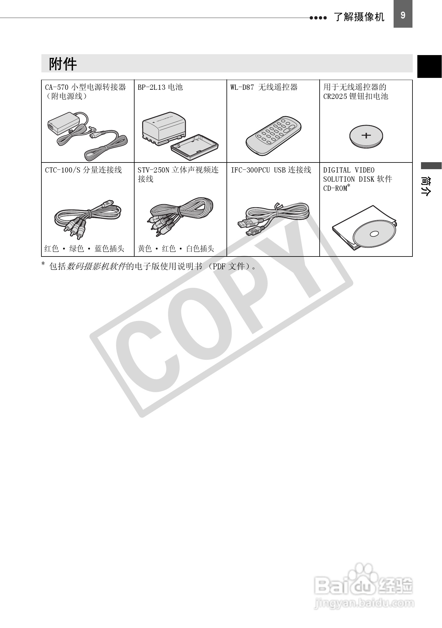 佳能HV40数码摄像机使用说明书:[1]